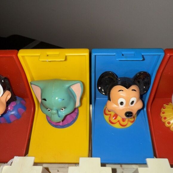 Vintage WORKING 1980 Preschool Walt Disney Poppin Pals Pop Up Child Guidance Toy - Picture 3 of 9
